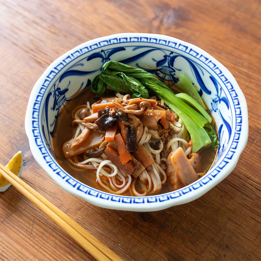 玄米麺でなんちゃって麻辣湯