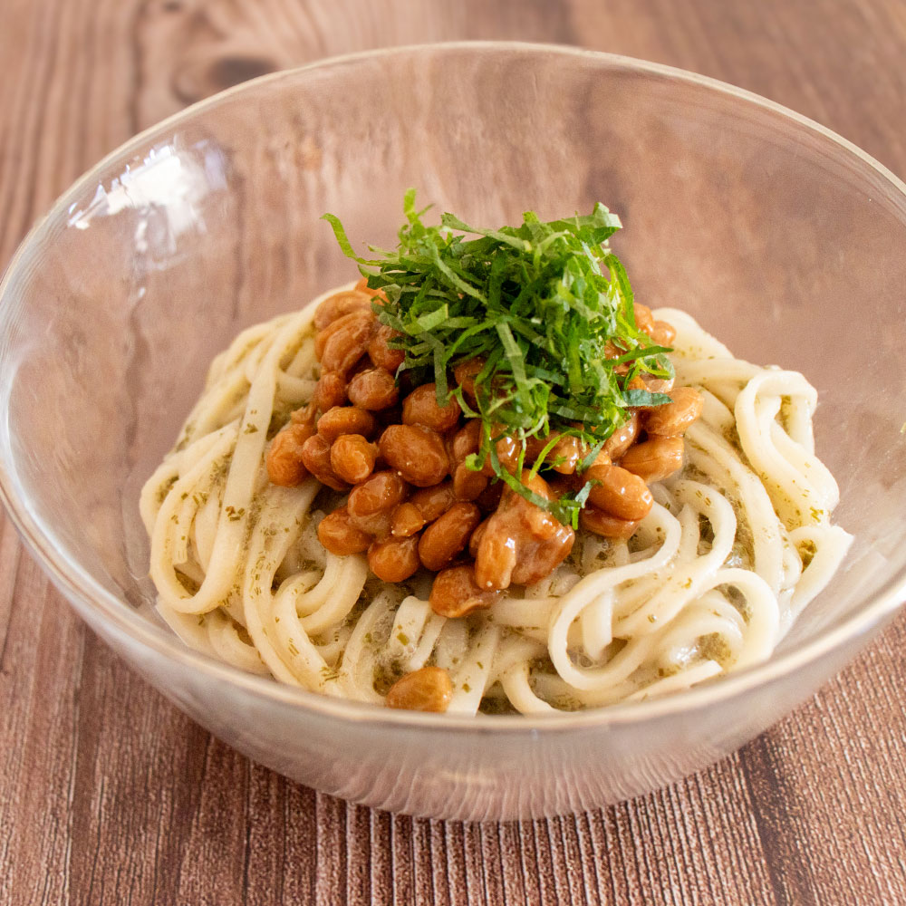 こんぶと納豆のねばねば麺