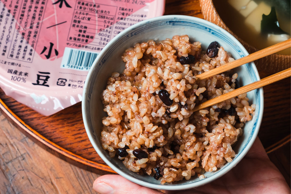 北海道産の小豆をブレンド