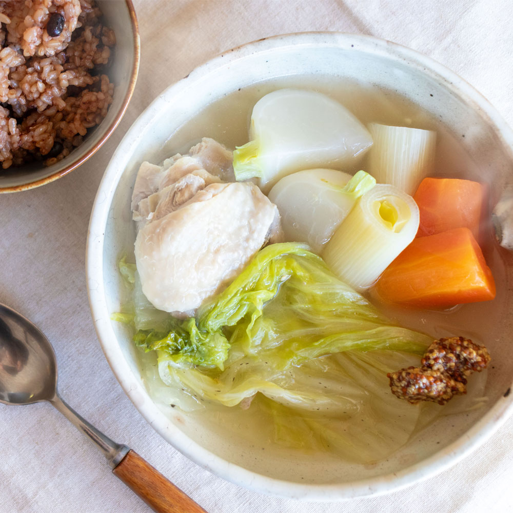 野菜と鶏肉の和風ポトフ